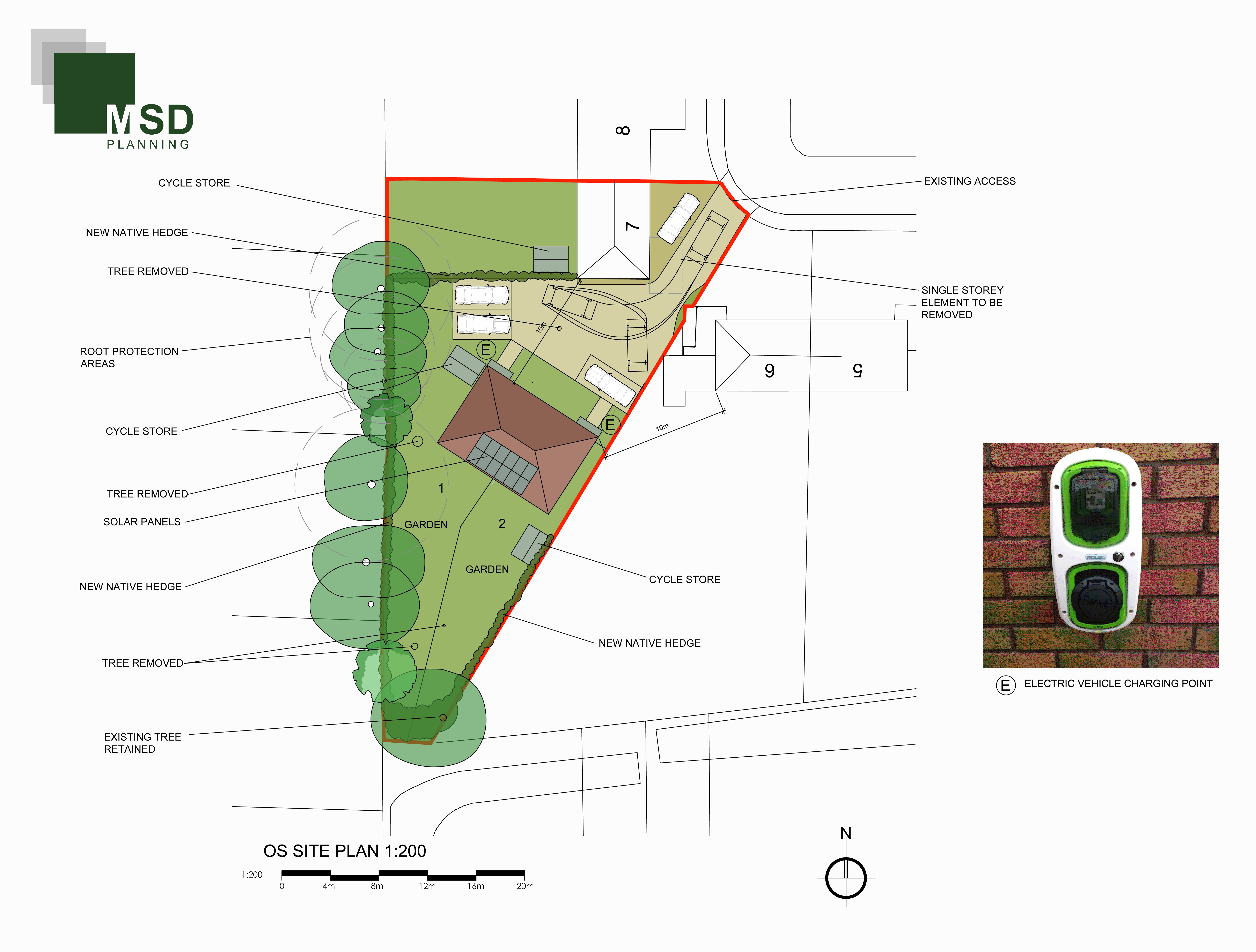 Development of two houses in Sevenoaks Kent